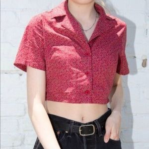 Brandy Melville Floral Vivian Top